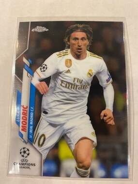 2019-20 Topps Chrome UEFA Champions League Luka Modrić #31 Base Card